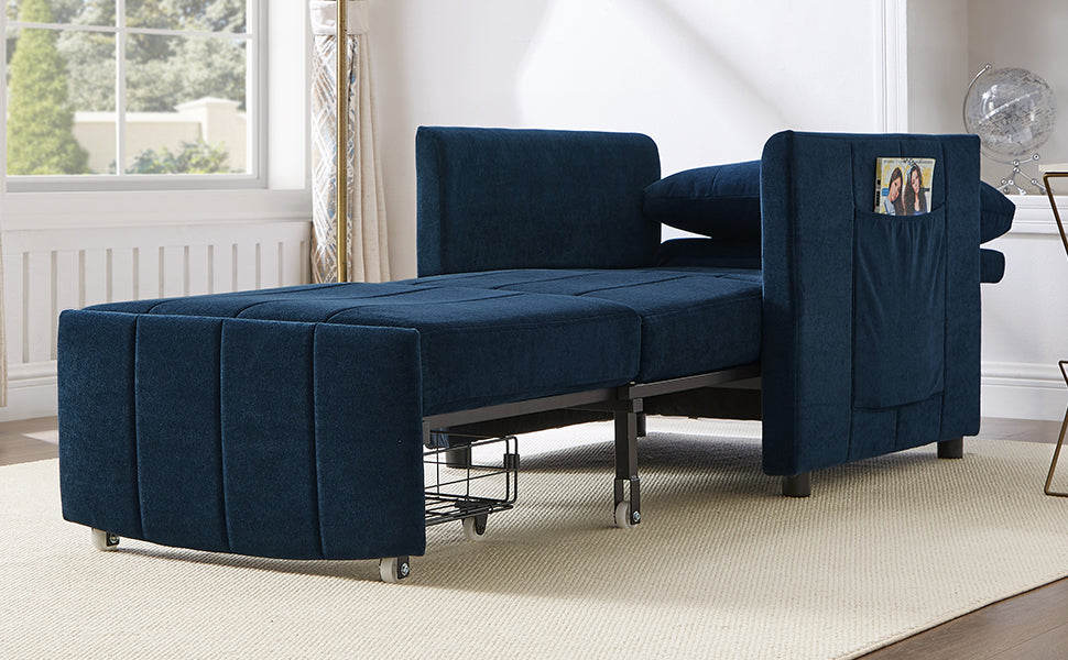 Upholstered Convertible Sleeper Sofa