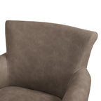 Westly Faux Leather Swivel Accent Chair
