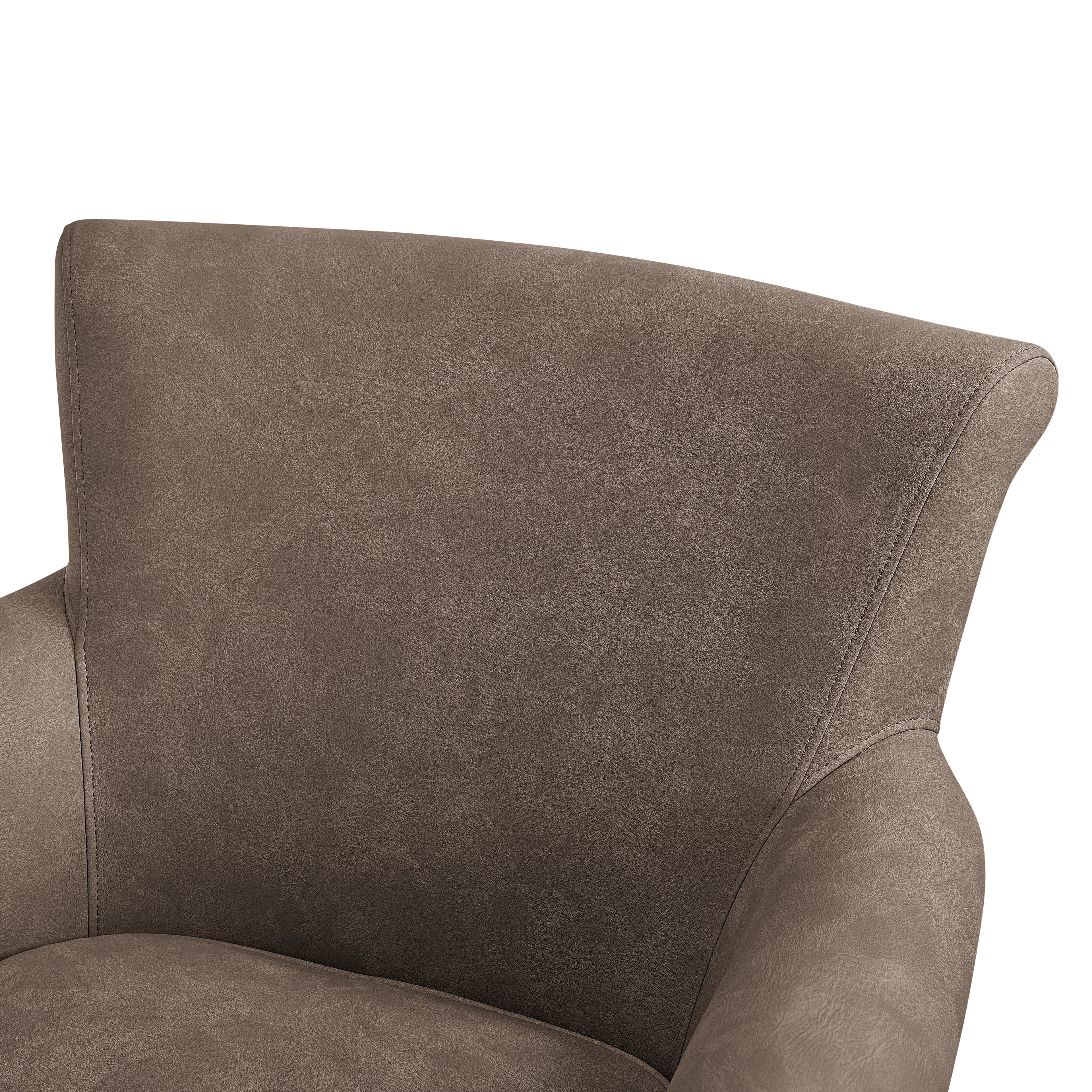 Westly Faux Leather Swivel Accent Chair