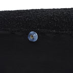 Fuji 49" Upholstered Oval Storage Bench, Ebony