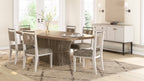 Rope Back Chair - Vanilla / Carmel (Set of 2)