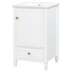 20" Bathroom Vanity with Ceramic Sink