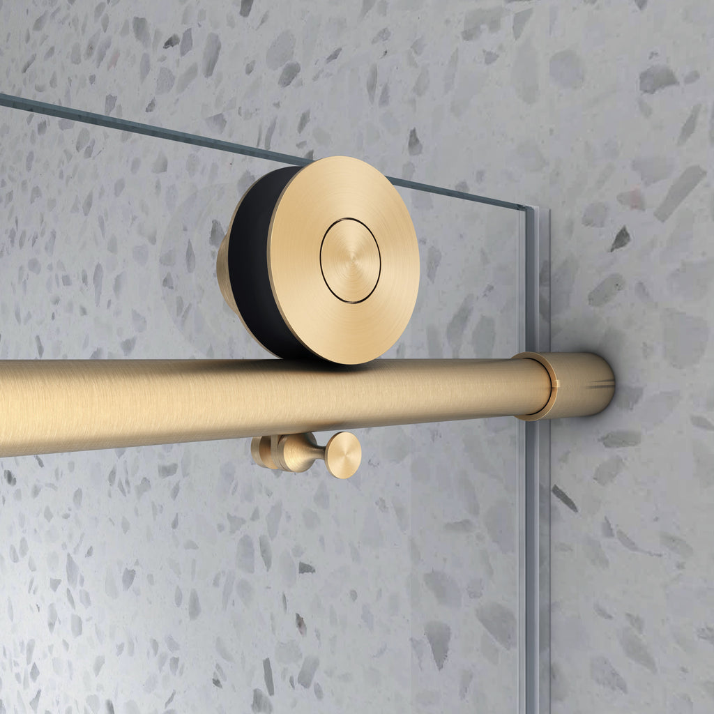 6076 Brushed Shower Door