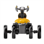 12V Electric Kids Pedal Go Kart - Yellow