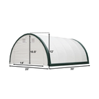 Single Truss Arch Storage Shelter