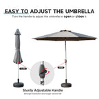 9FT Patio Umbrella