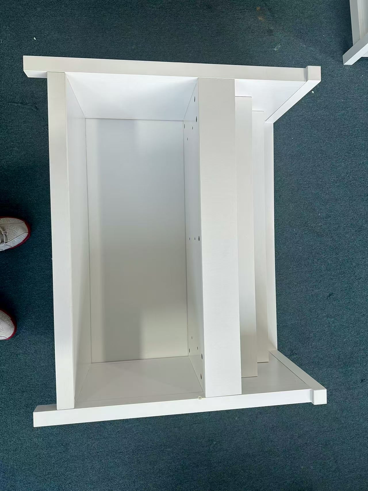 Kids Bookshelf with 3 Tier Front-Facing Storage and 3 Fabric Bins