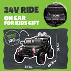 24V Kids Ride On Electric Car with Parental Control