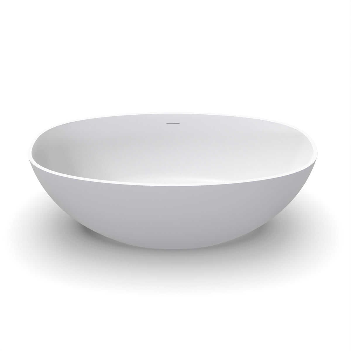 61 Inch Solid Surface Freestanding Bathroom Bathtub