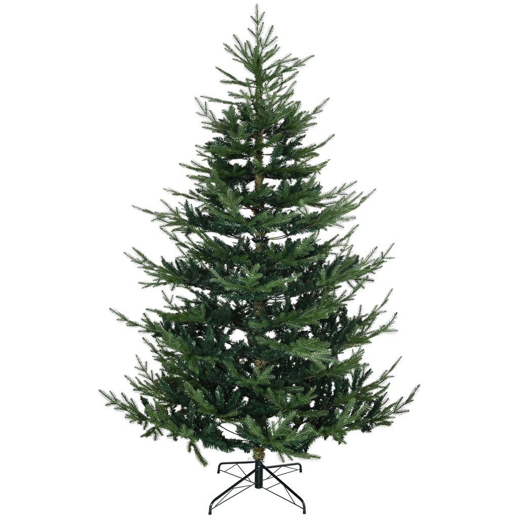 HOMCOM 7.5 Foot Artificial Christmas Tree