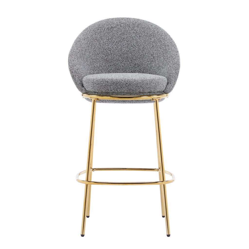 Celano Indoor Metal Upholstered Barstool