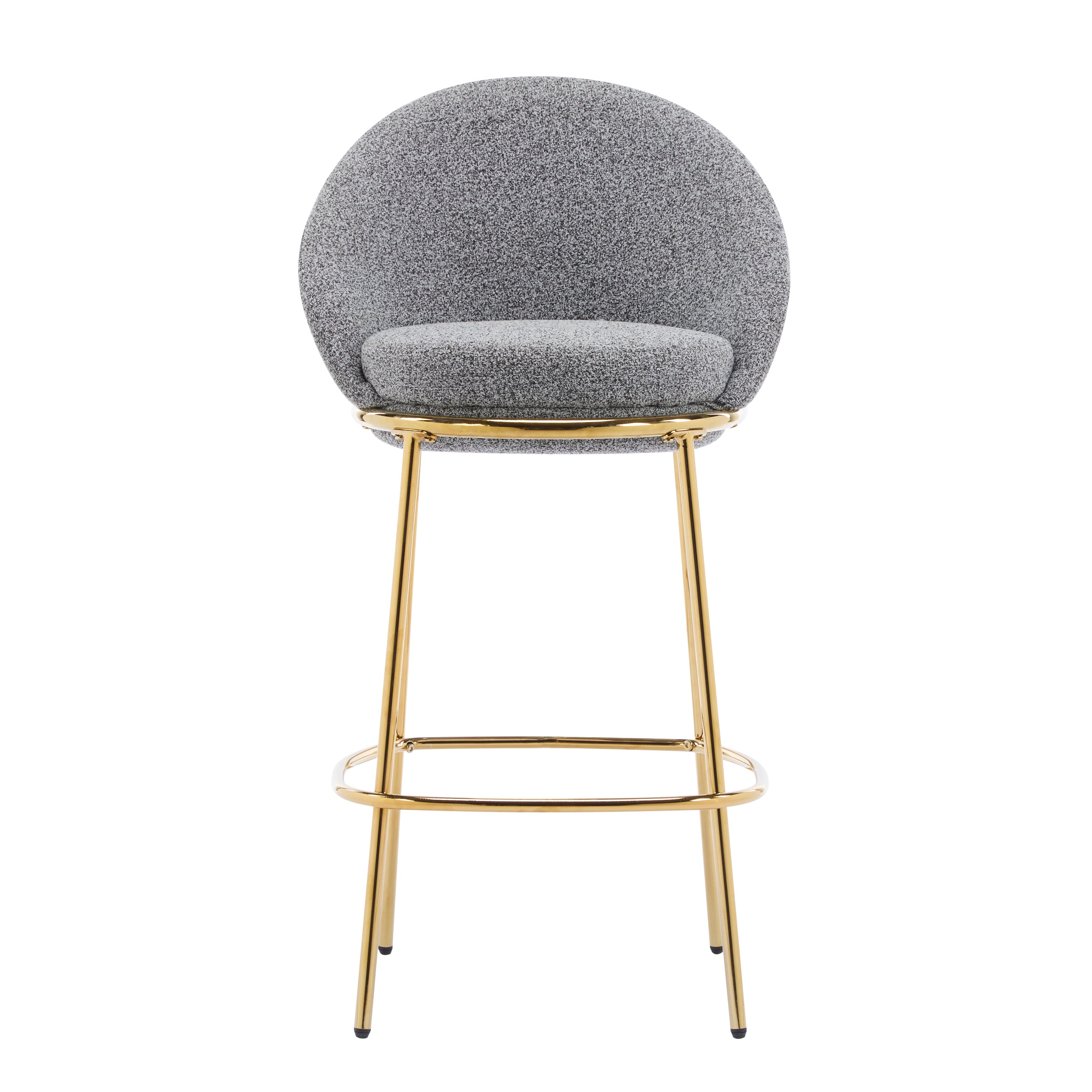 Celano Indoor Metal Upholstered Barstool