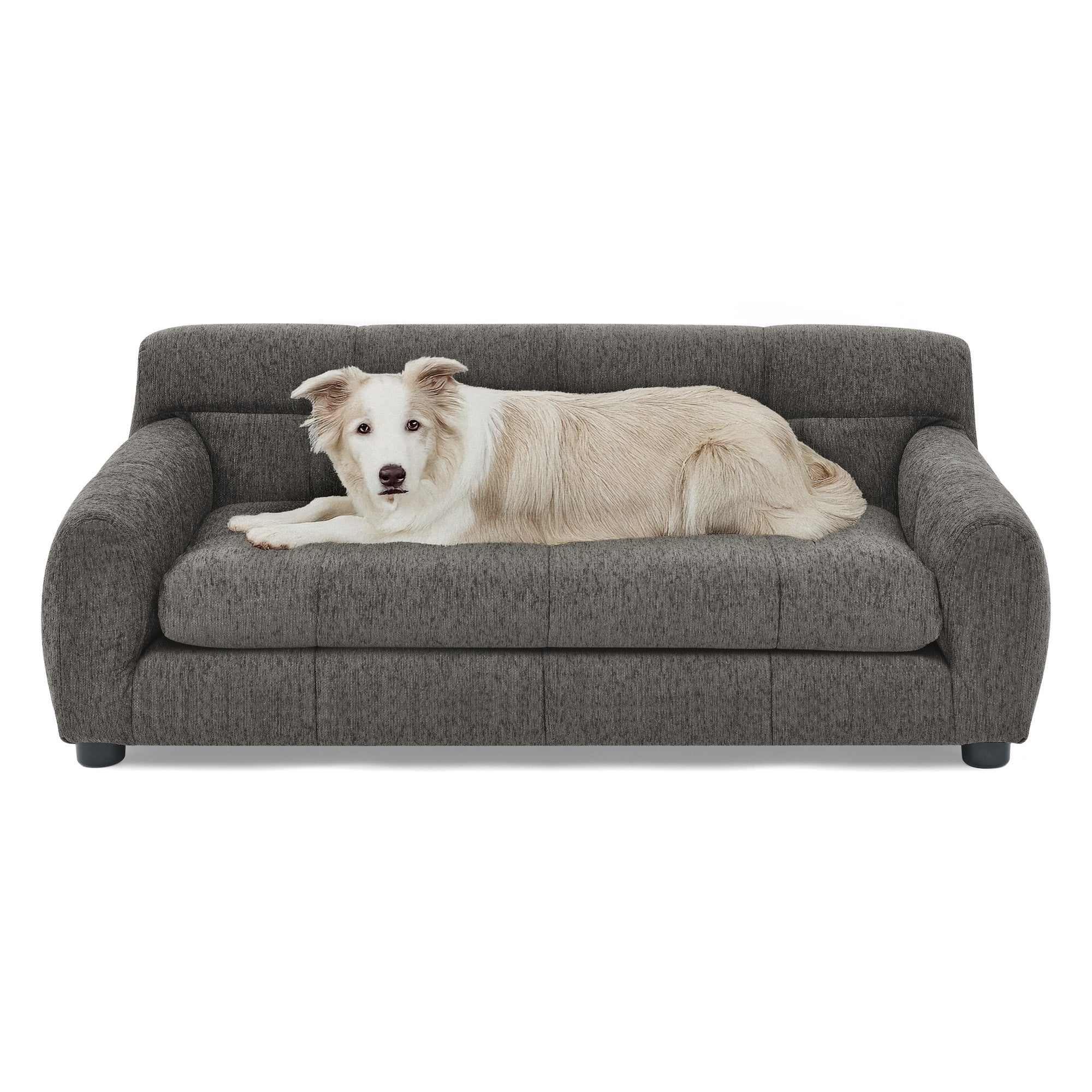 Soft and Comfortable Pet Sofa with Backrest and Armrests