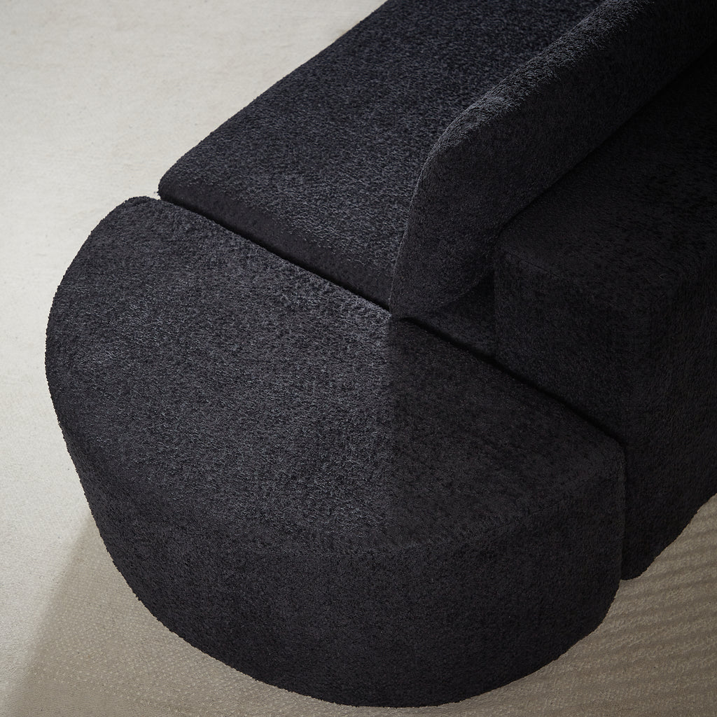 Modular Sofa Set in Chenille Fabric