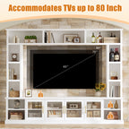 All-in-One Modern Entertainment Center for TVs Up to 80"