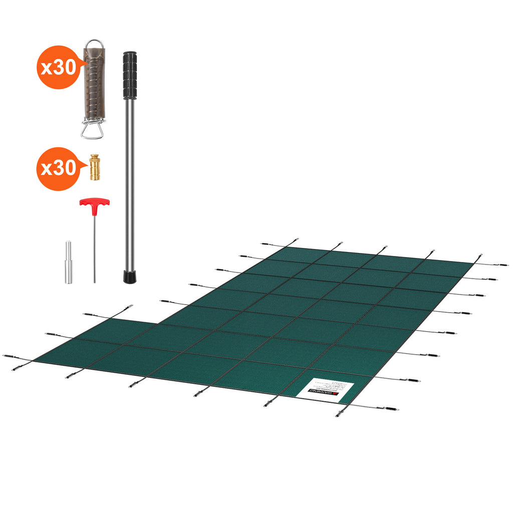 Inground Pool Safety Cover - 20 ft x 38 ft Rectangular