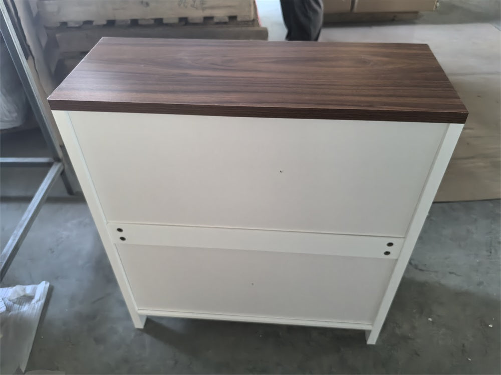 Farmhouse Storage Cabinet with Drawer and Adjustable Shelf