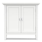 Redmond 32 Inch Wide Solid Wood Low Storage Cabinet