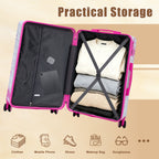 20"/24"/28" 3-Piece PC Spinner Wheel Luggage Set