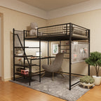 Full Size Loft Metal Bed