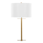 28" Metal Table Lamp in Antique