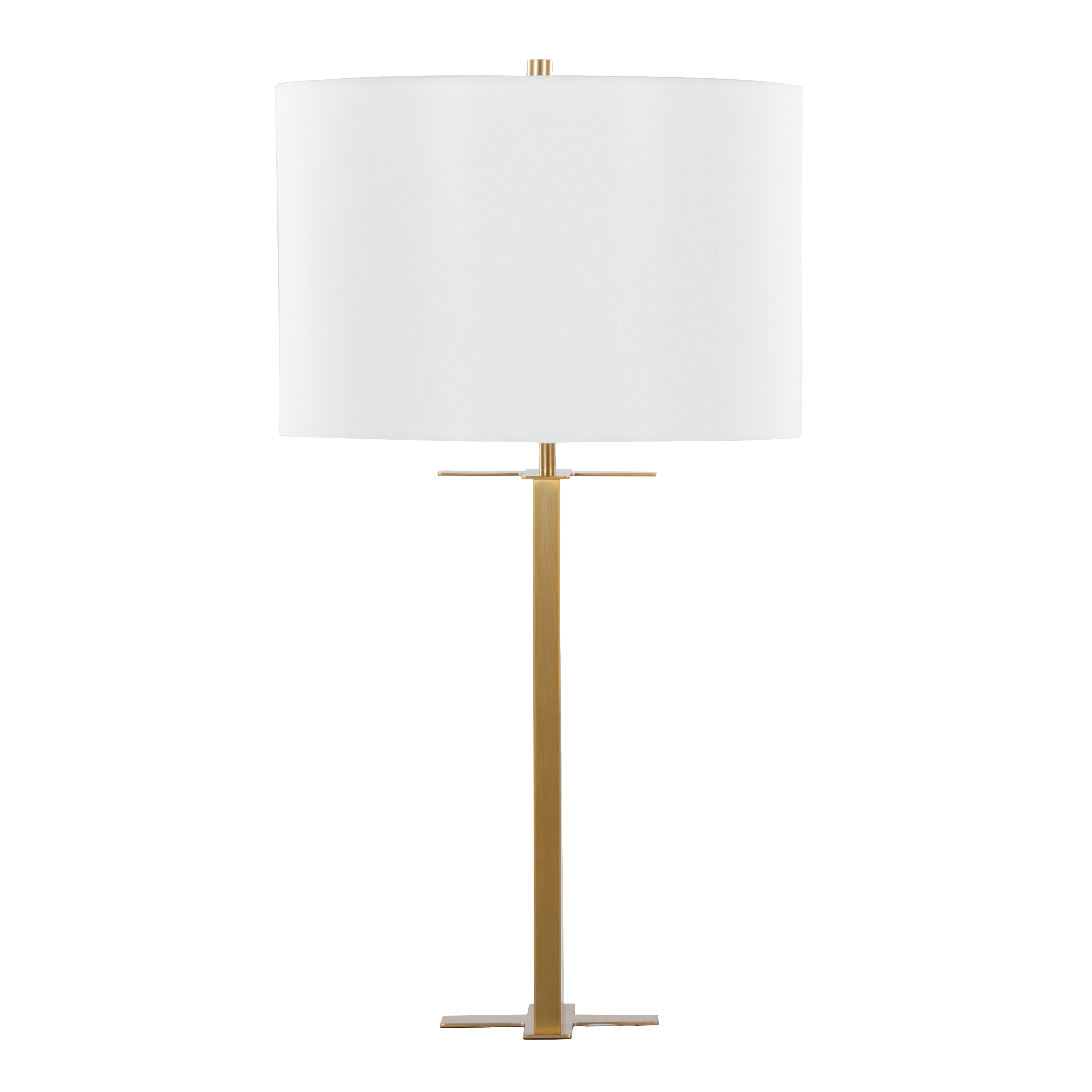28" Metal Table Lamp in Antique