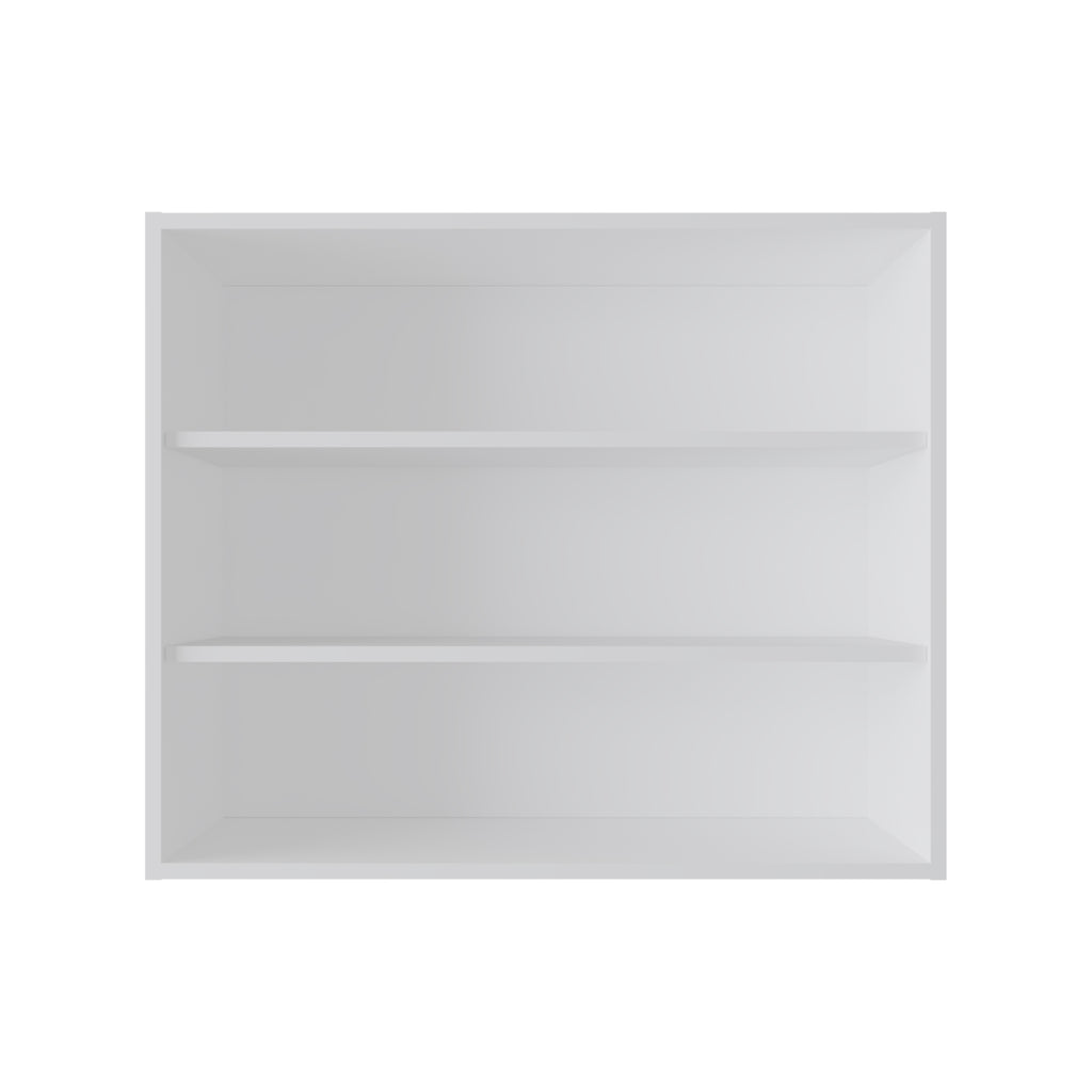 Chinle Wall Cabinet in Melamine with Open Storage