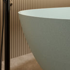69'' Freestanding Bathtub Resin Stone Soaking Bathtub