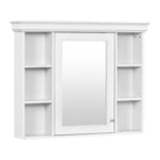 35" x 28" White Wall Mounted Bathroom Storage Cabinet