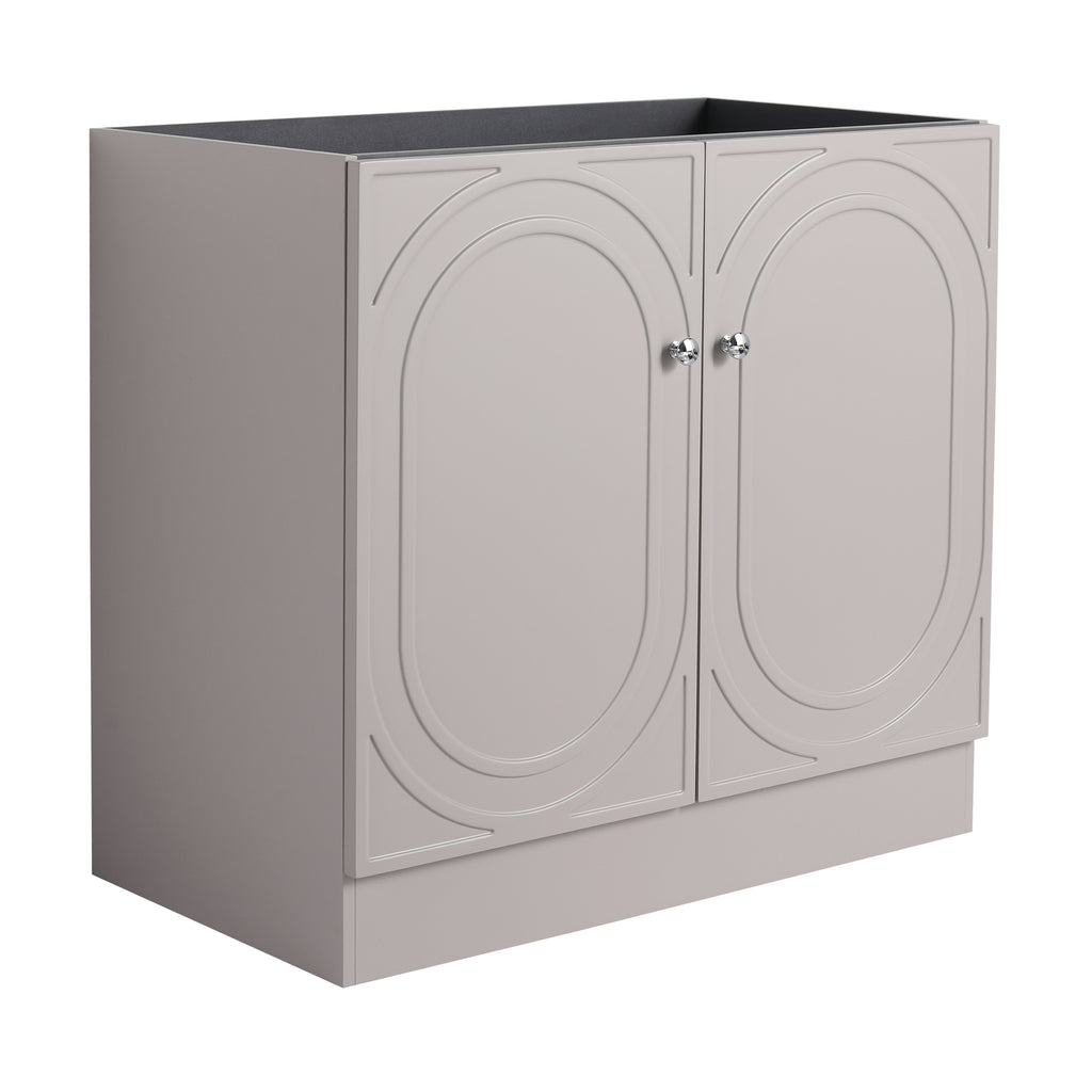 36" Freestanding Bathroom Vanity & 2 Soft-Close Cabinet Doors
