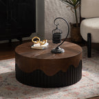 30.31" Round Handcrafted Coffee Table