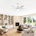 56-Inch Ceiling Fan With Light Kit