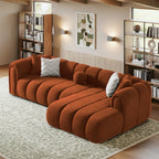 Beatrice Modern Tufted Burnt Sectional