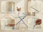 Modern Rectangular Glass Table