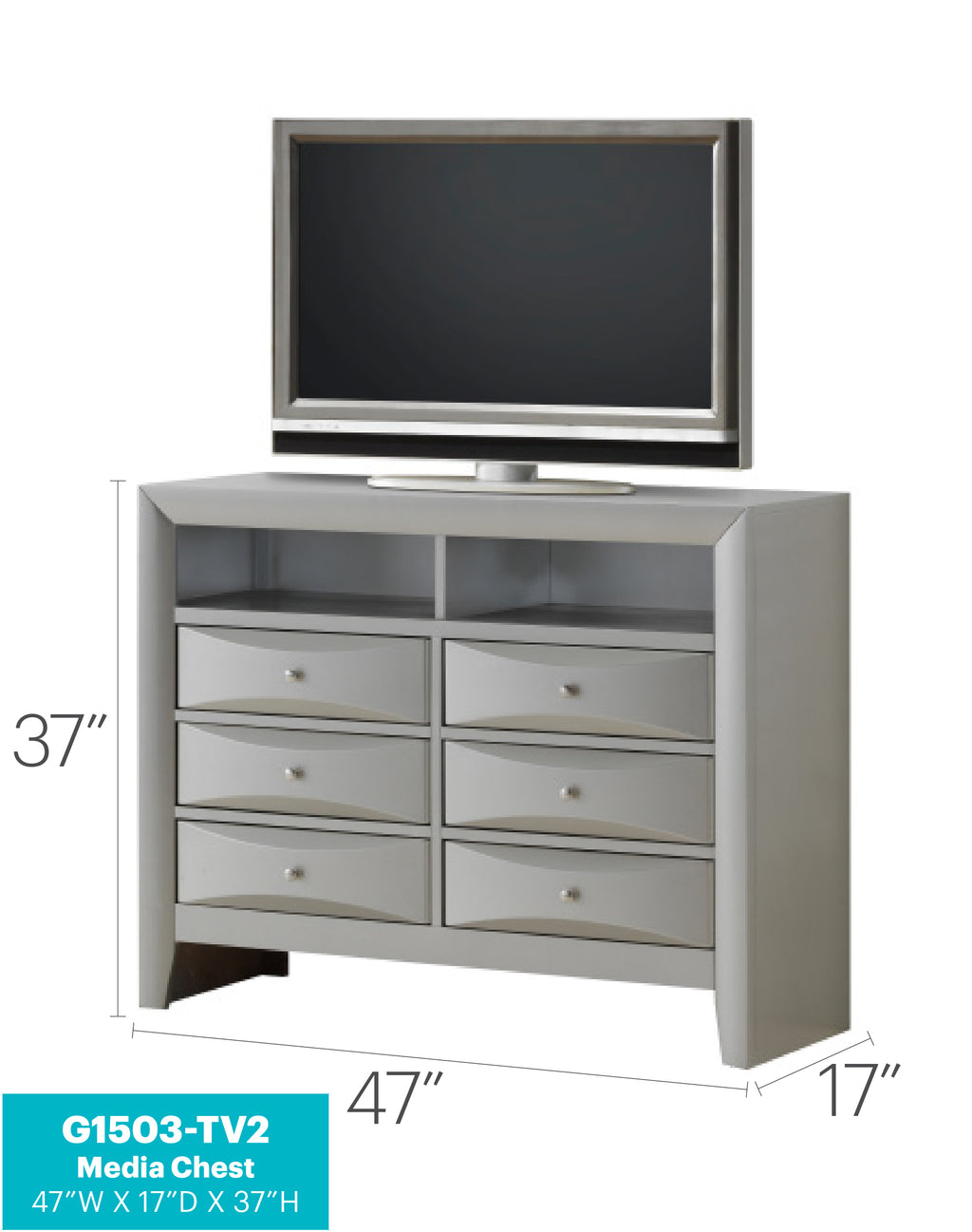 Marilla G1503-TV2 Media Chest
