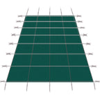 Inground Pool Safety Cover, 18x36ft Rectangle