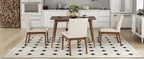 5-Piece Dining Table Set with 4 Chairs