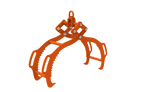28-Inch Log Lifting Tongs with 4-Claw Heavy Duty Design