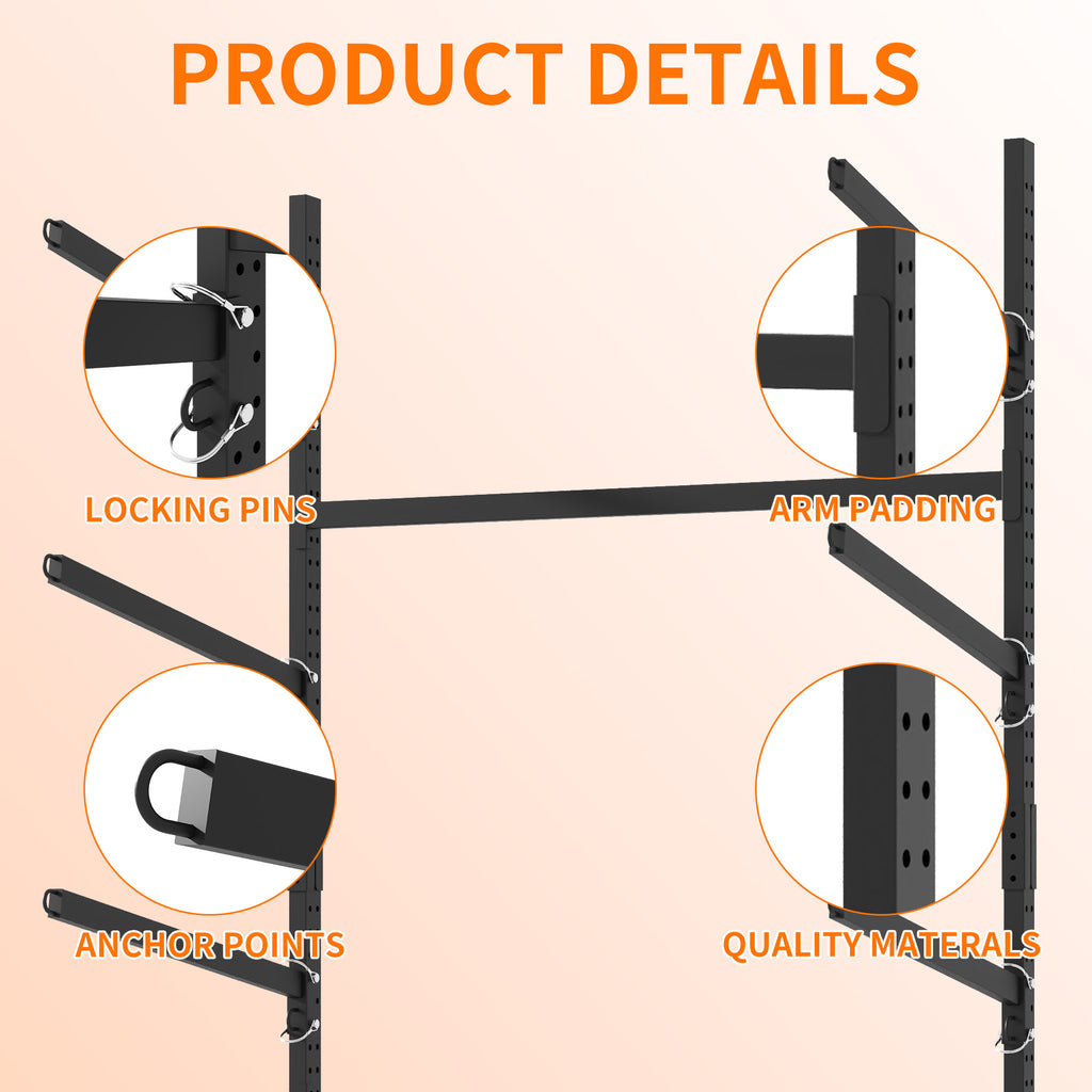 80''H Freestanding Kayak Storage Rack