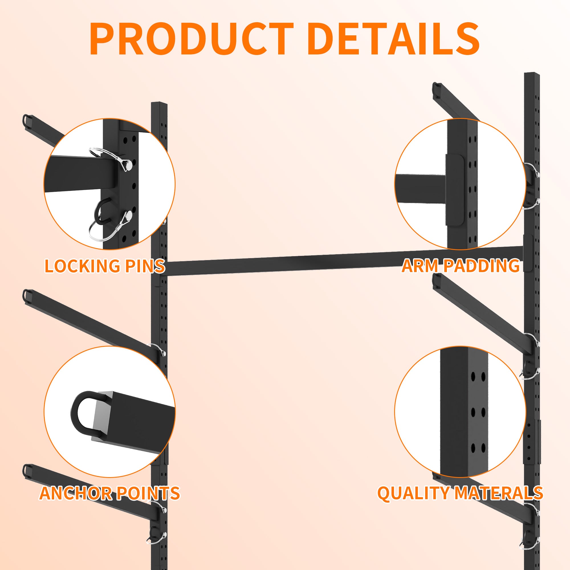 80''H Freestanding Kayak Storage Rack