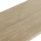 Modern Travertine Coffee Table with Split Top