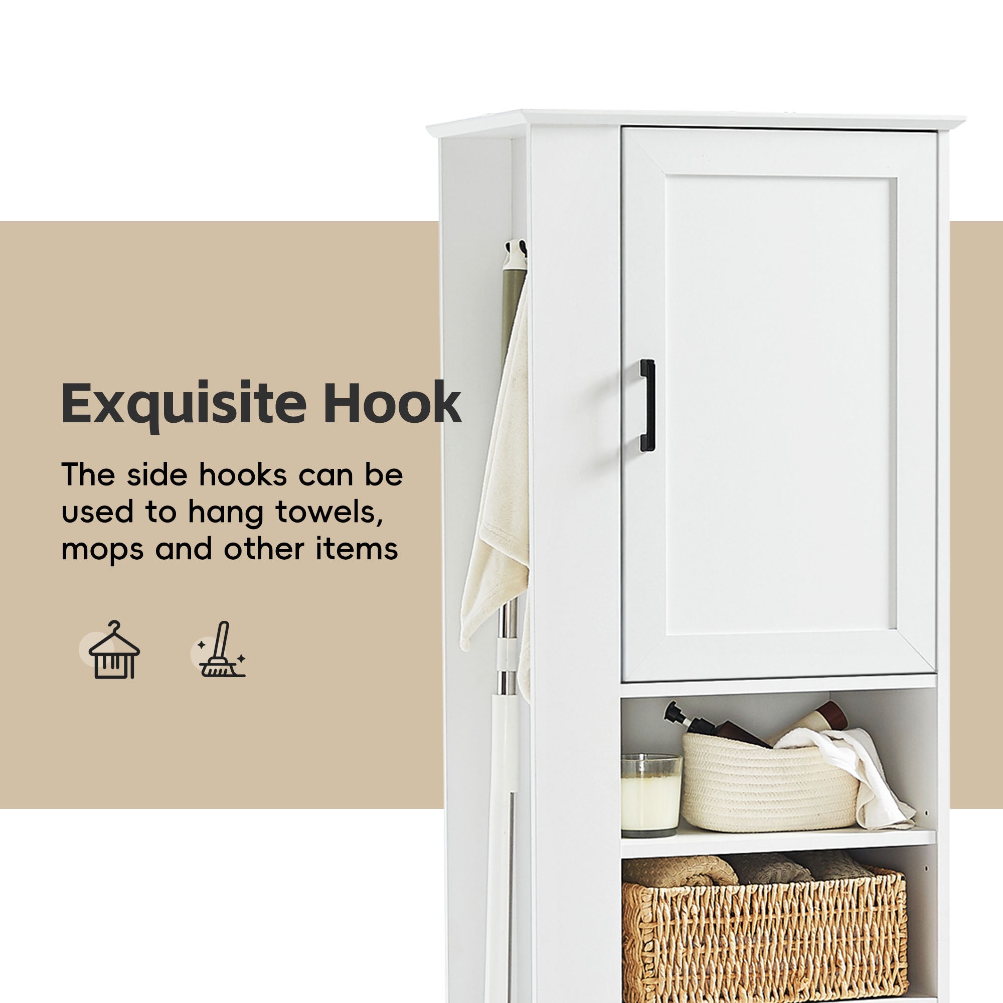 Tall Bathroom Storage Cabinet