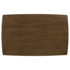 Retro Chestnut Dining Table with Angled Legs