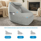 One Size Cloud Ergonomic Couch - Ash