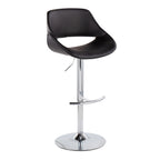 Contemporary Adjustable Bar Stool in Various Colors