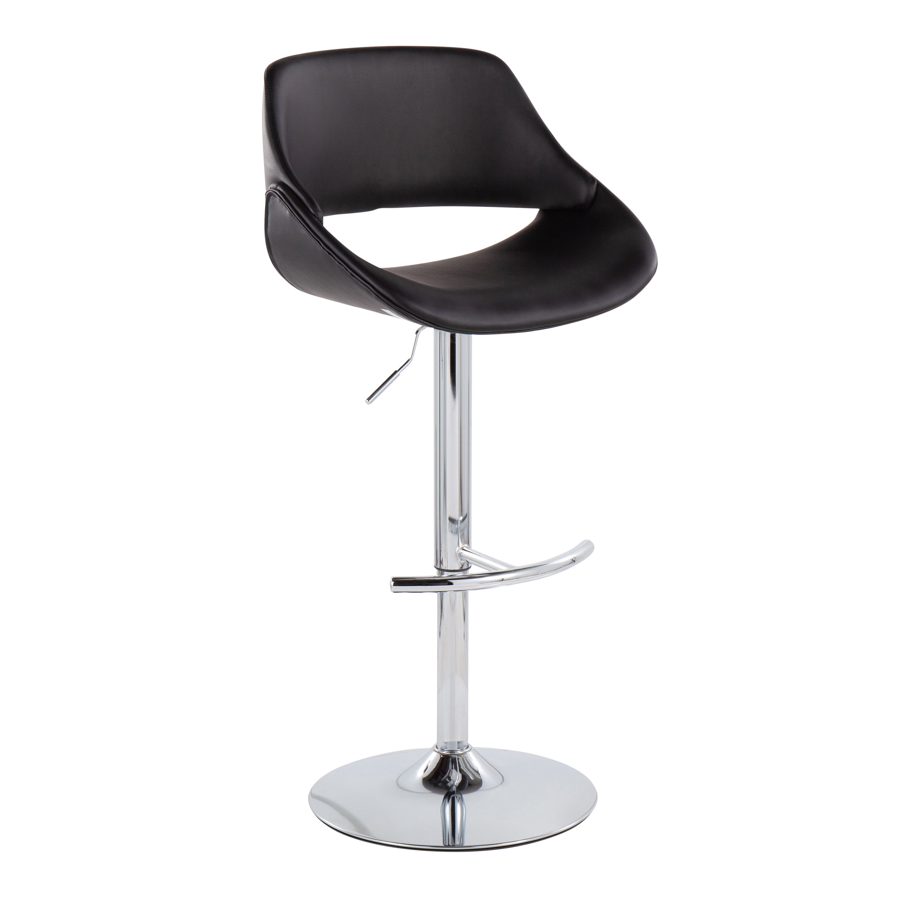 Contemporary Adjustable Bar Stool in Various Colors