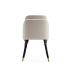 Estelle Wood Vegan Leather Dining Chair