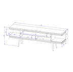 Utopia 70" TV Stand in Maple