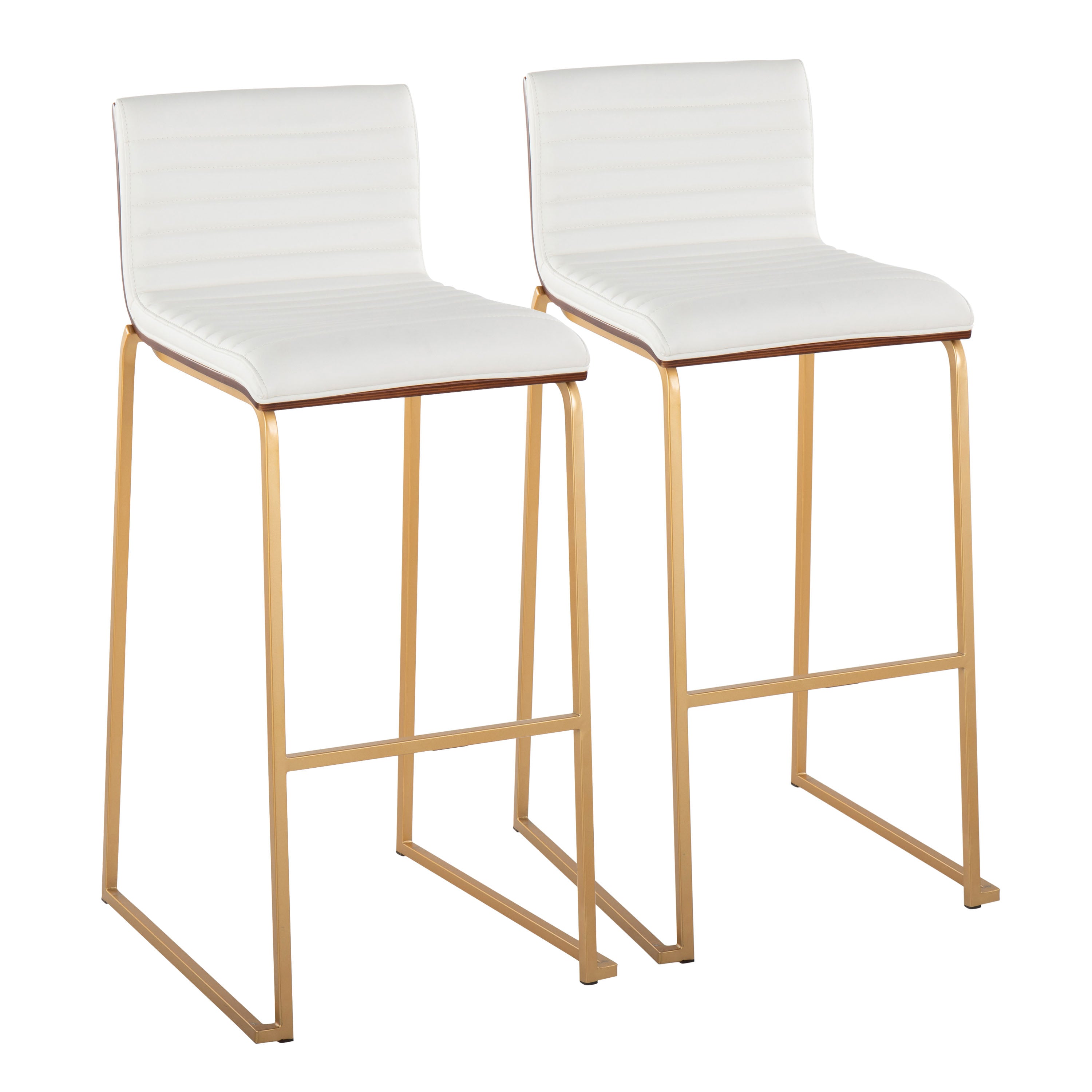 30" Contemporary Fixed-Height Barstool