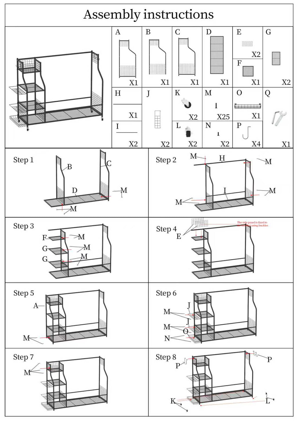 4 Golf Bag Organizer Garage Storage